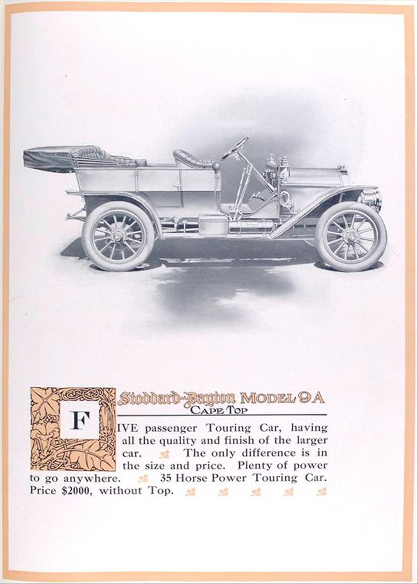 1909 Stoddard Dayton Catalog
